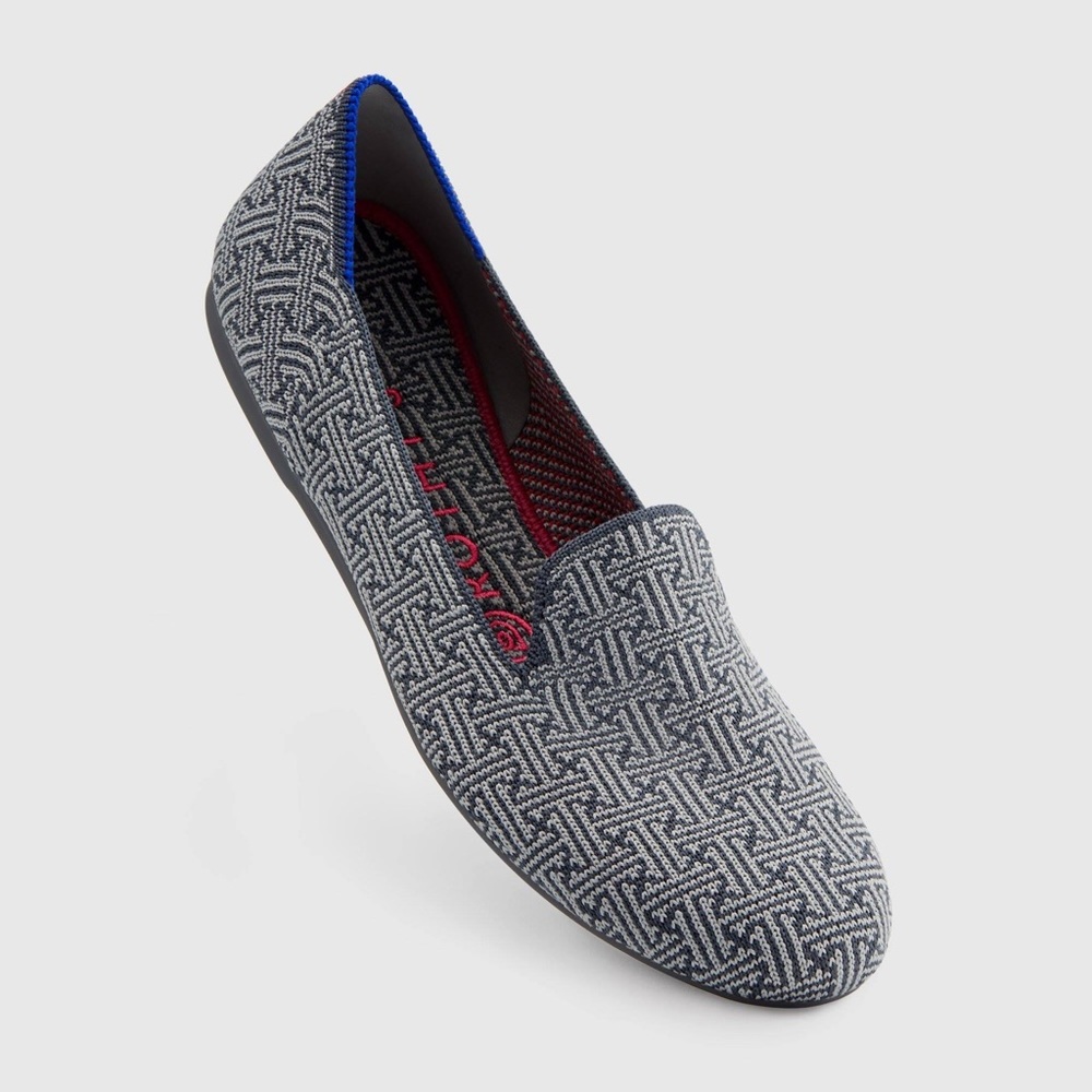 Rothy’s Charcoal Grid Loafers - Size 8